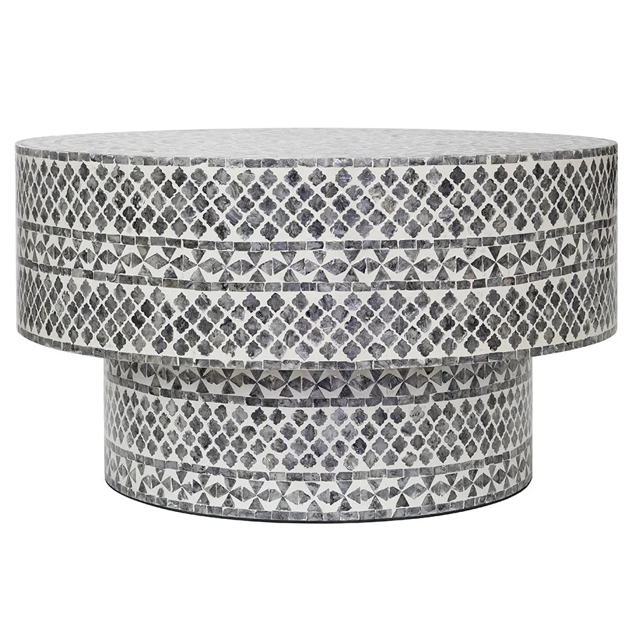 Diamond Mother Of Pearl Coffee Table