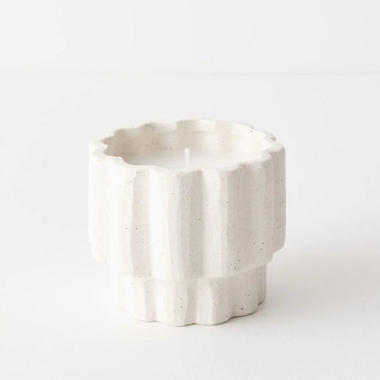 Bernie White Candle - Fig Scent