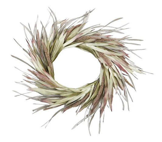 Australiana Grass Wreath 60cm Natural