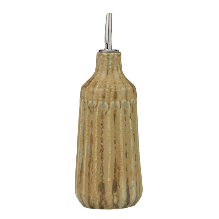 Studio Ceramic Oil Bottle - Green