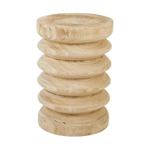 Natural Jagger Wooden Stool/Side Table