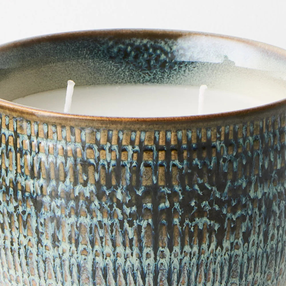 Forest Floor Teal Candle
