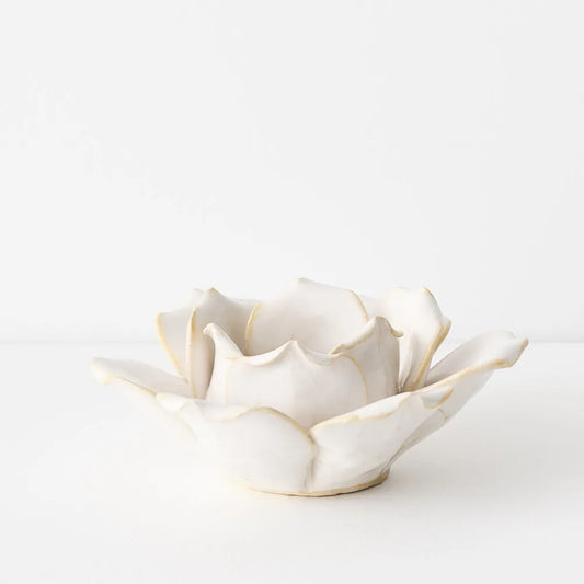 Bloom Candle Holder - White